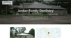 Desktop Screenshot of jordanfamilydental.com
