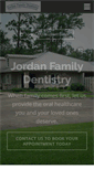 Mobile Screenshot of jordanfamilydental.com