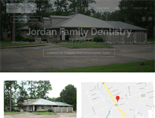 Tablet Screenshot of jordanfamilydental.com